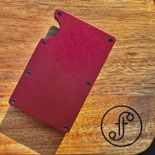 Red Metal Wallet